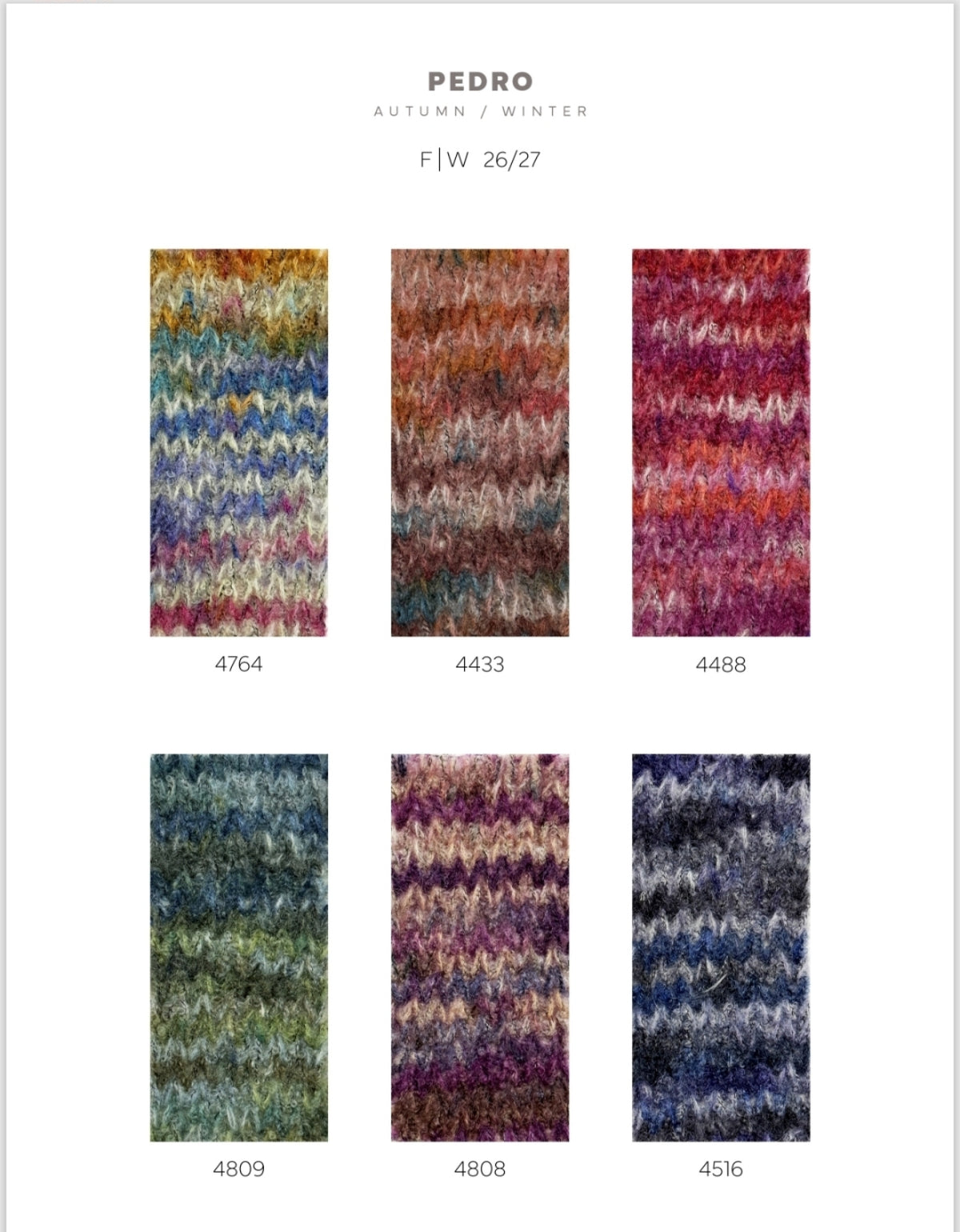 Sesia Pedro - 65 % Babyalpaka - 21 % Polyamid - 14% Mohair