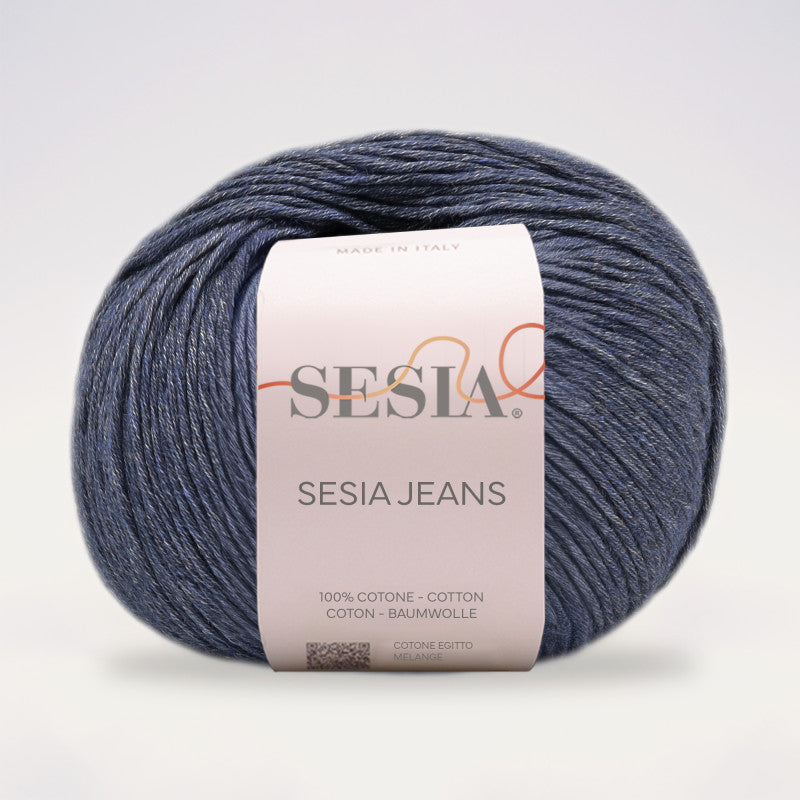 Sesia Jeans (leicht meliert)- 100 % Baumwolle 50 g 177 m