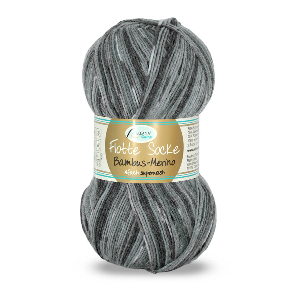 Rellana Flotte Socke Bambus Merino Sockenwolle 4-fädig