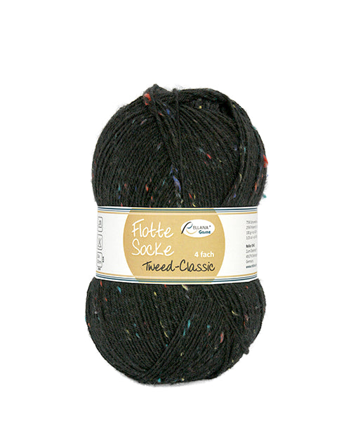 Rellana Flotte Socke Tweed Classic 4f. 100 g Sockenwolle