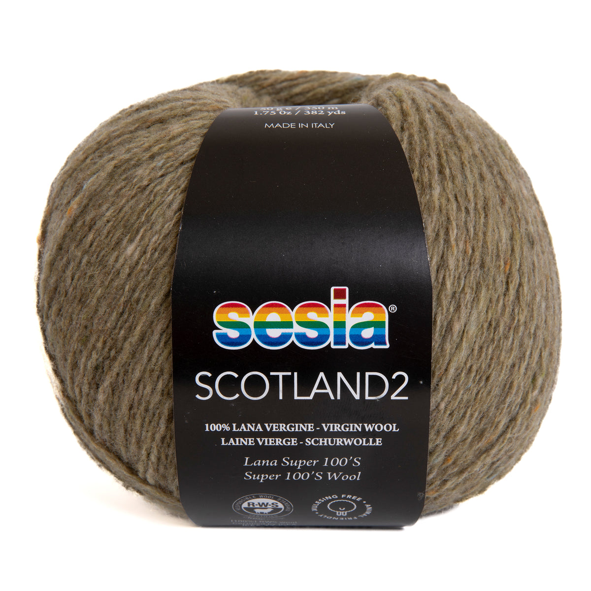 Sesia Scotland 2 50 g 350 m - 100 % Merinowolle