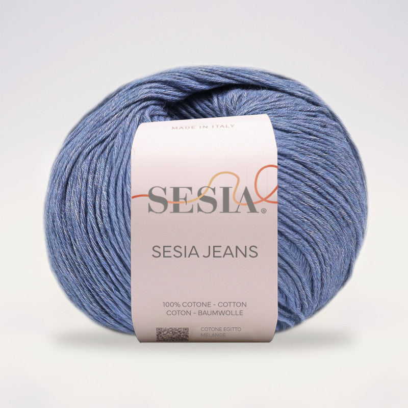 Sesia Jeans (leicht meliert)- 100 % Baumwolle 50 g 177 m