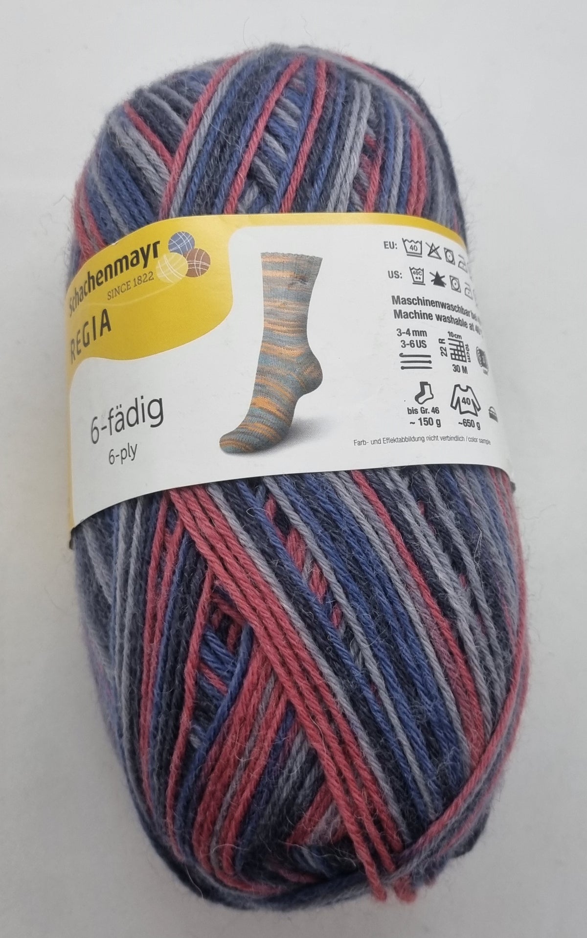 Regia 6fädige Sockenwolle Color