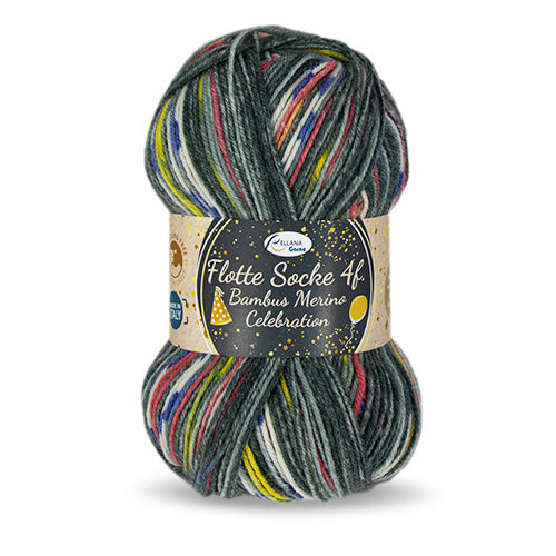 Rellana Flotte Socke Bambus Merino Celebration Sockenwolle 4-fädig