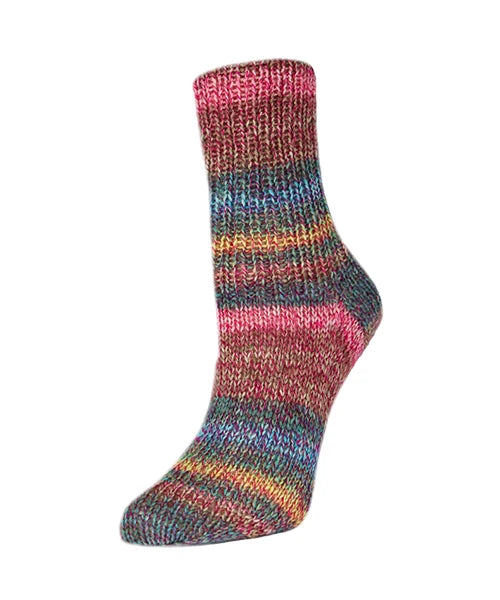 Rellana Flotte Socke 4f. Andante – 75 % Schurwolle superwash, 25 % Polyamid 100 g