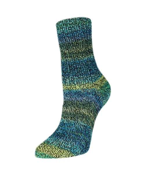Rellana Flotte Socke 4f. Andante – 75 % Schurwolle superwash, 25 % Polyamid 100 g