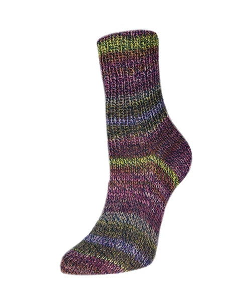 Rellana Flotte Socke 4f. Andante – 75 % Schurwolle superwash, 25 % Polyamid 100 g