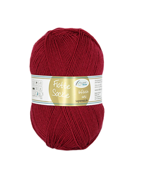 Rellana Flotte Socke Uni 6fädig