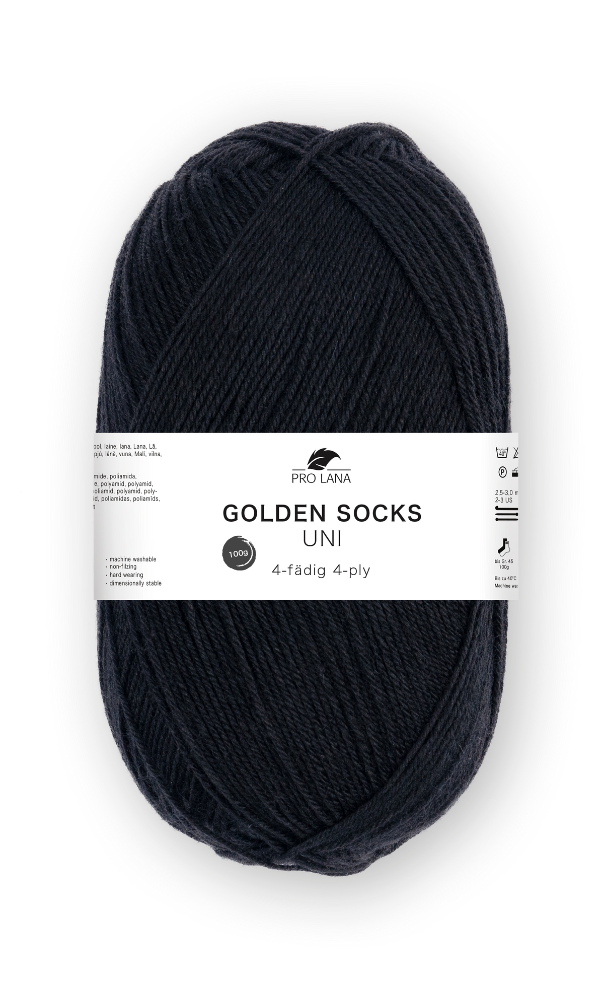 Pro Lana Golden Socks Sockenwolle Uni 4f