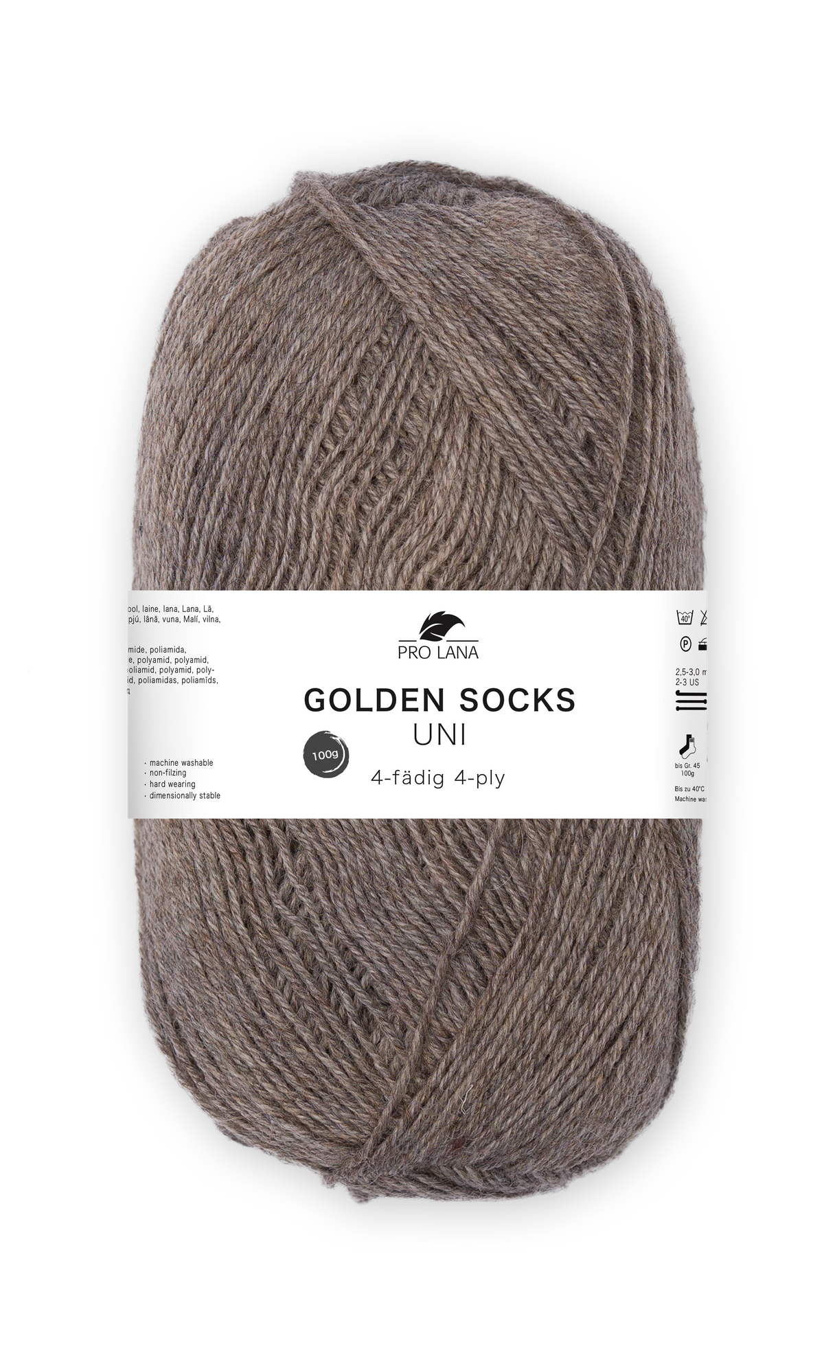 Pro Lana Golden Socks Sockenwolle Uni 4f