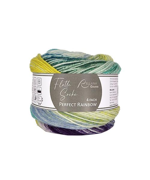 Rellana Flotte Socke Perfect Rainbow Sockenwolle 4-fädig