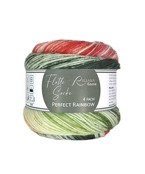 Rellana Flotte Socke Perfect Rainbow Sockenwolle 4-fädig