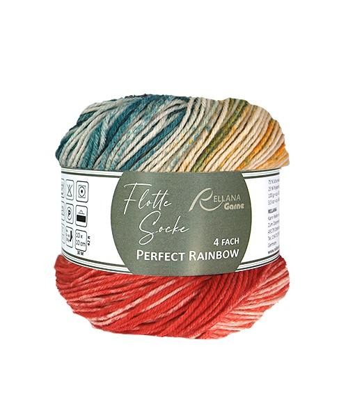 Rellana Flotte Socke Perfect Rainbow Sockenwolle 4-fädig