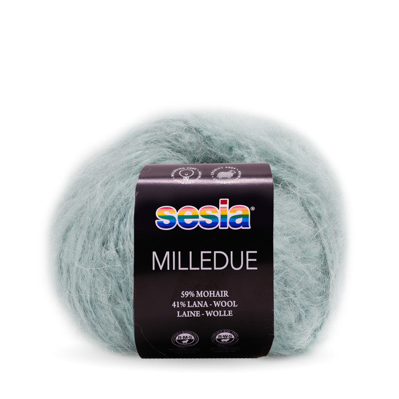 Sesia Milledue - 59 % Mohair - 41 % Schurwolle