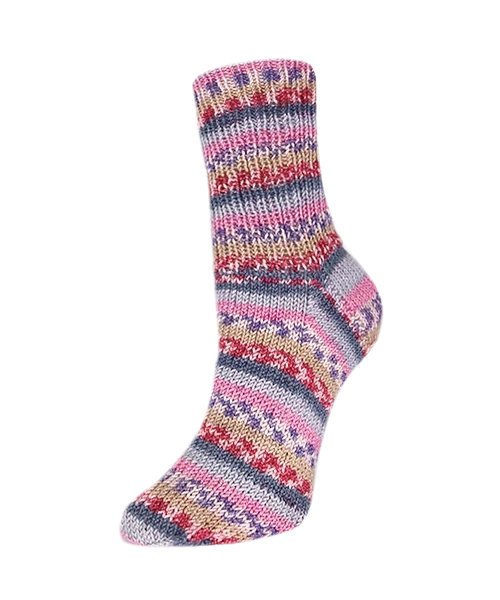 Rellana Flotte Socke Viva Sockenwolle 4-fädig  Baumwolle + Wolle Stretch