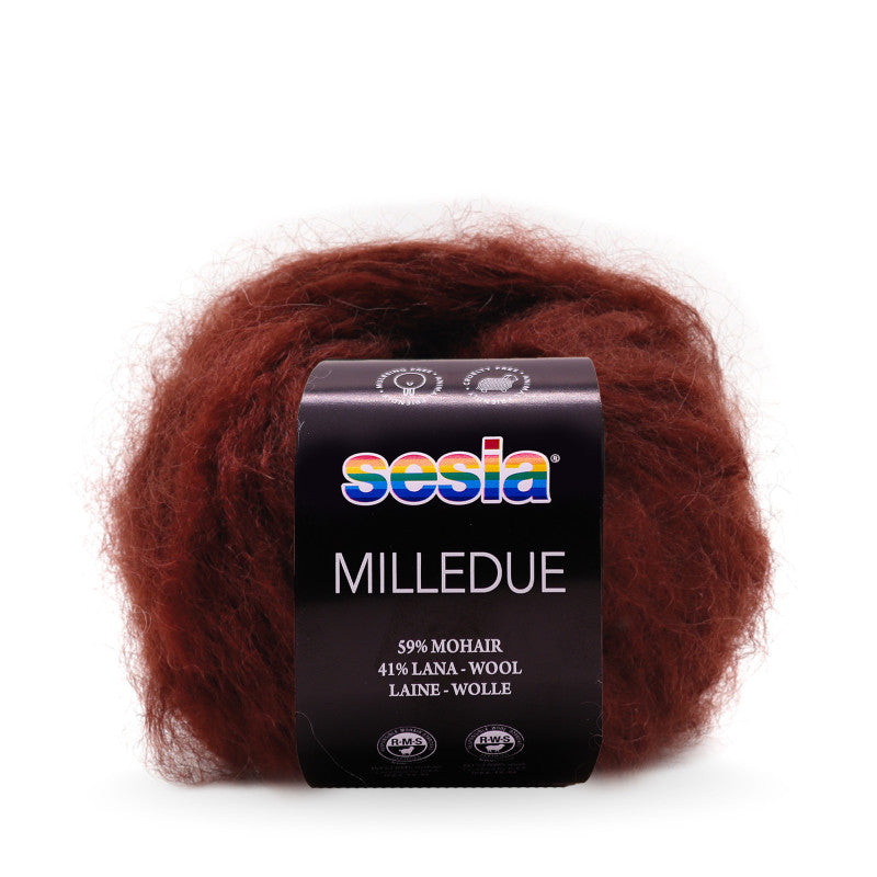 Sesia Milledue - 59 % Mohair - 41 % Schurwolle