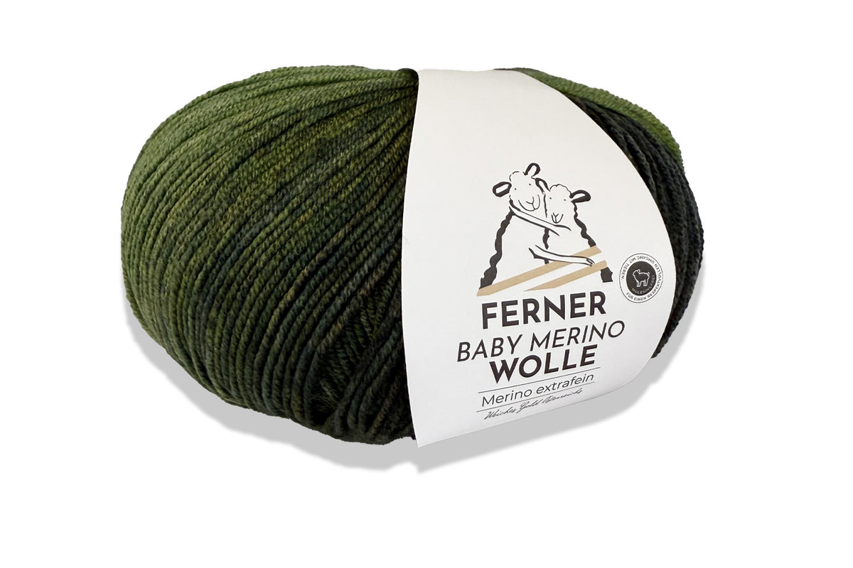 Neue Farben! Ferner Wolle Baby Merino  Farbverlauf 100 g 320 m