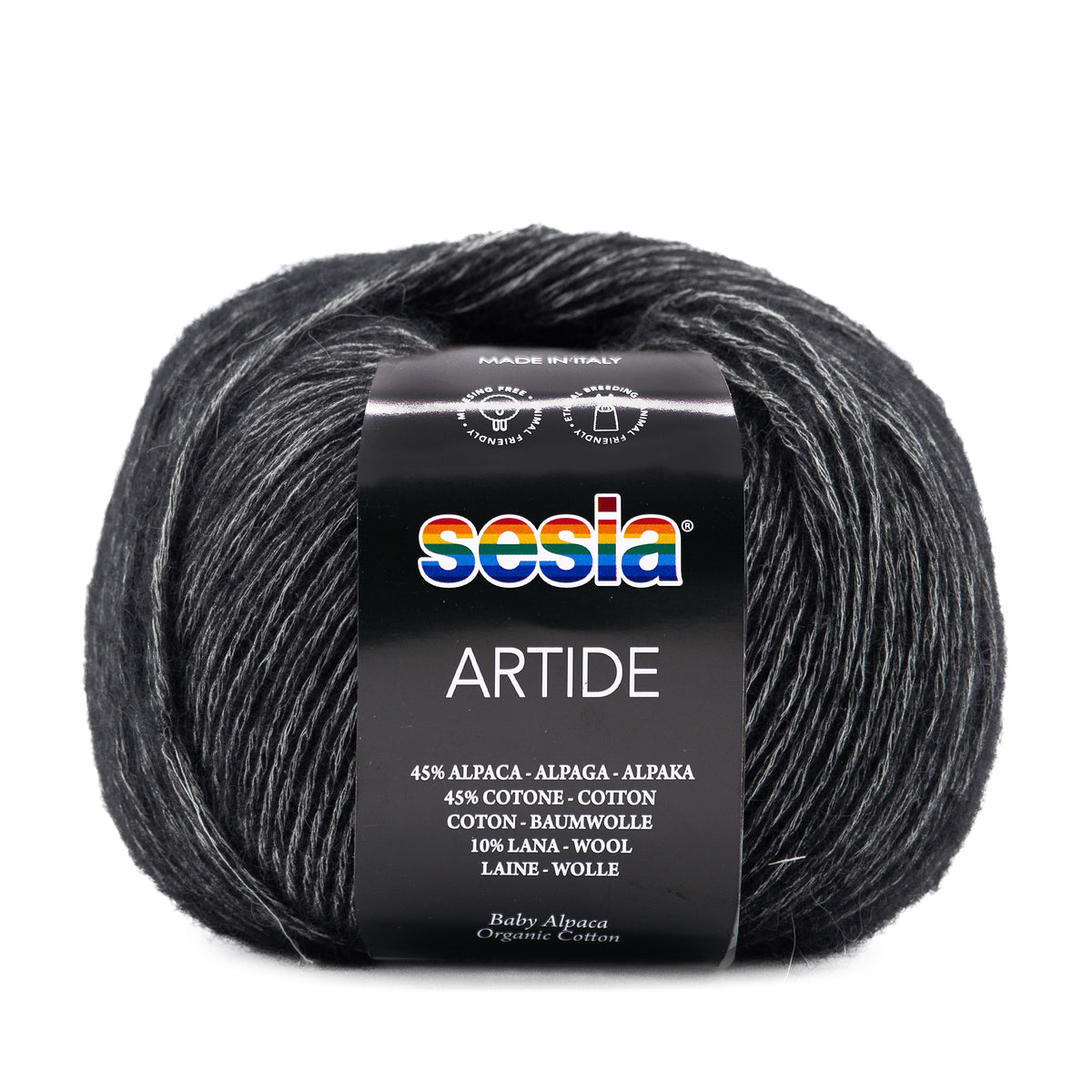 Sesia Artide - 45 % Baumwolle - 45 % Babyalpaka - 10 % Merinowolle