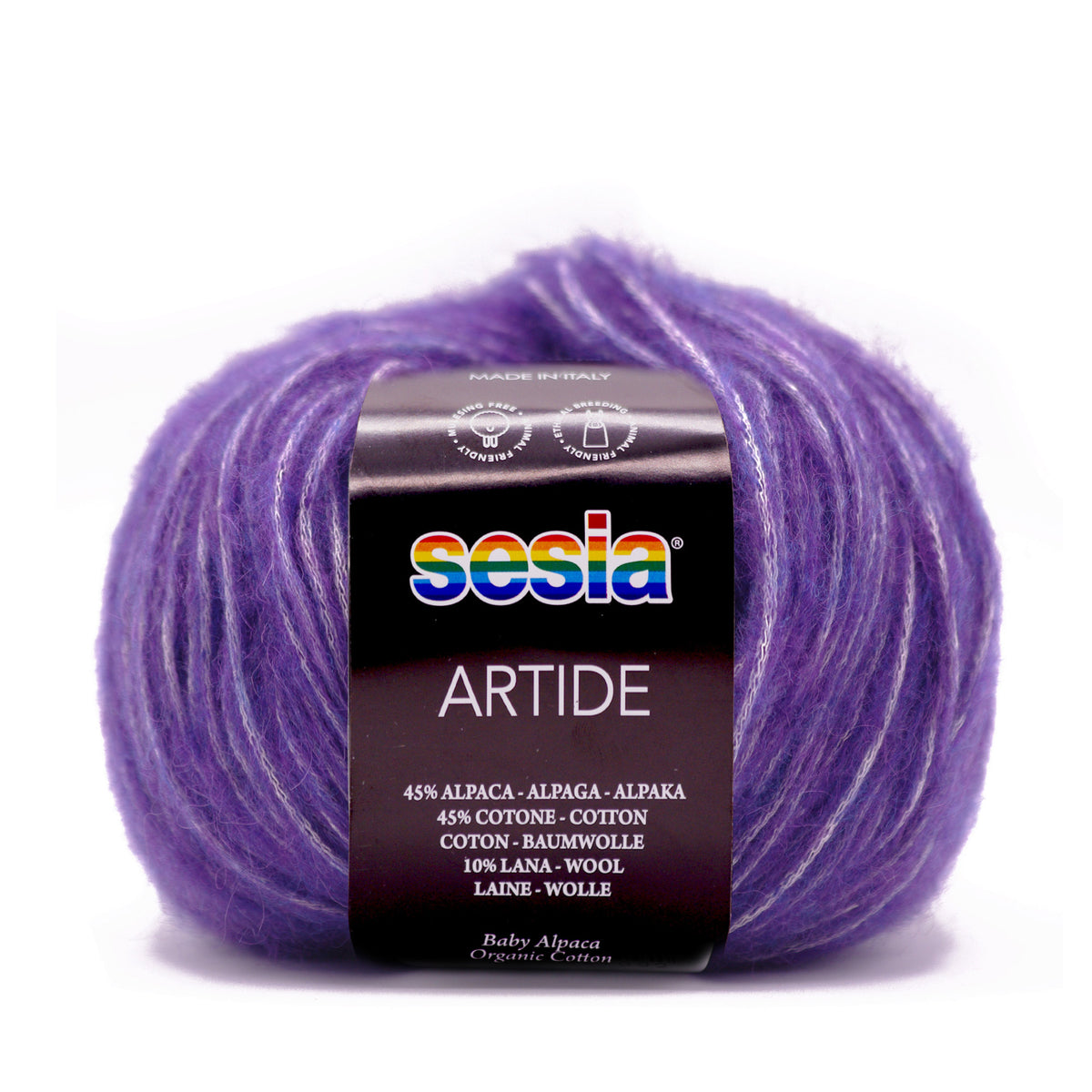 Sesia Artide - 45 % Baumwolle - 45 % Babyalpaka - 10 % Merinowolle