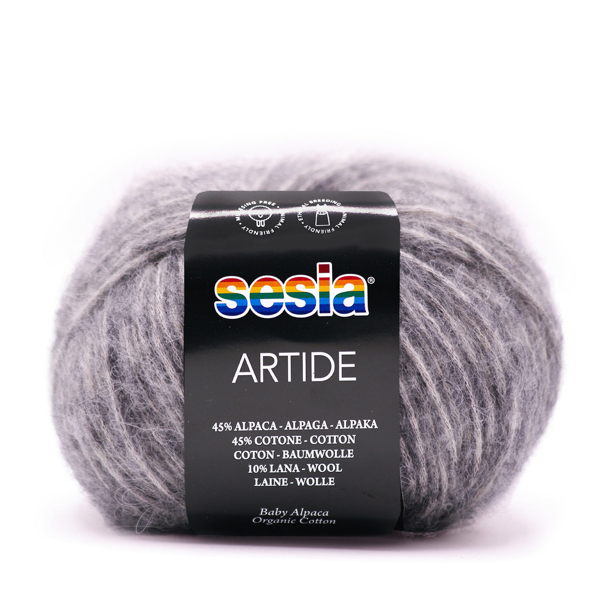 Sesia Artide - 45 % Baumwolle - 45 % Babyalpaka - 10 % Merinowolle