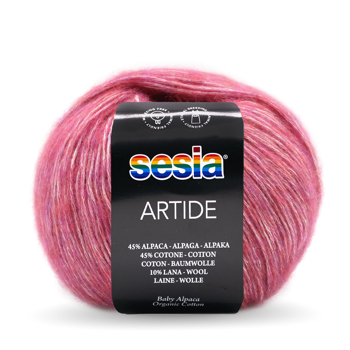 Sesia Artide - 45 % Baumwolle - 45 % Babyalpaka - 10 % Merinowolle