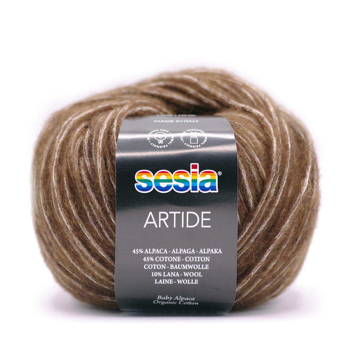 Sesia Artide - 45 % Baumwolle - 45 % Babyalpaka - 10 % Merinowolle