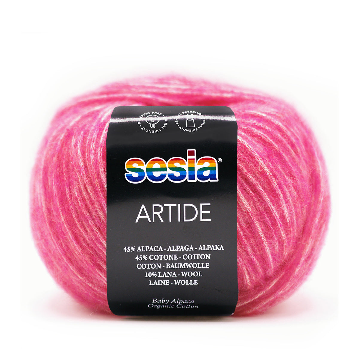 Sesia Artide - 45 % Baumwolle - 45 % Babyalpaka - 10 % Merinowolle