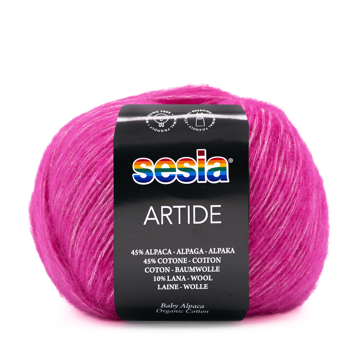 Sesia Artide - 45 % Baumwolle - 45 % Babyalpaka - 10 % Merinowolle