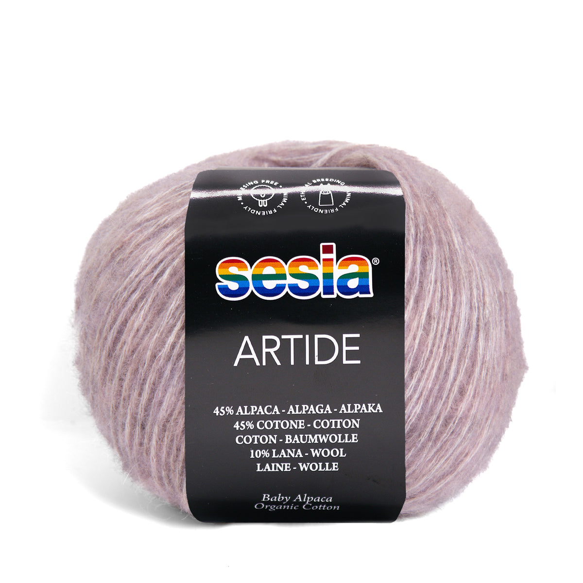 Sesia Artide - 45 % Baumwolle - 45 % Babyalpaka - 10 % Merinowolle