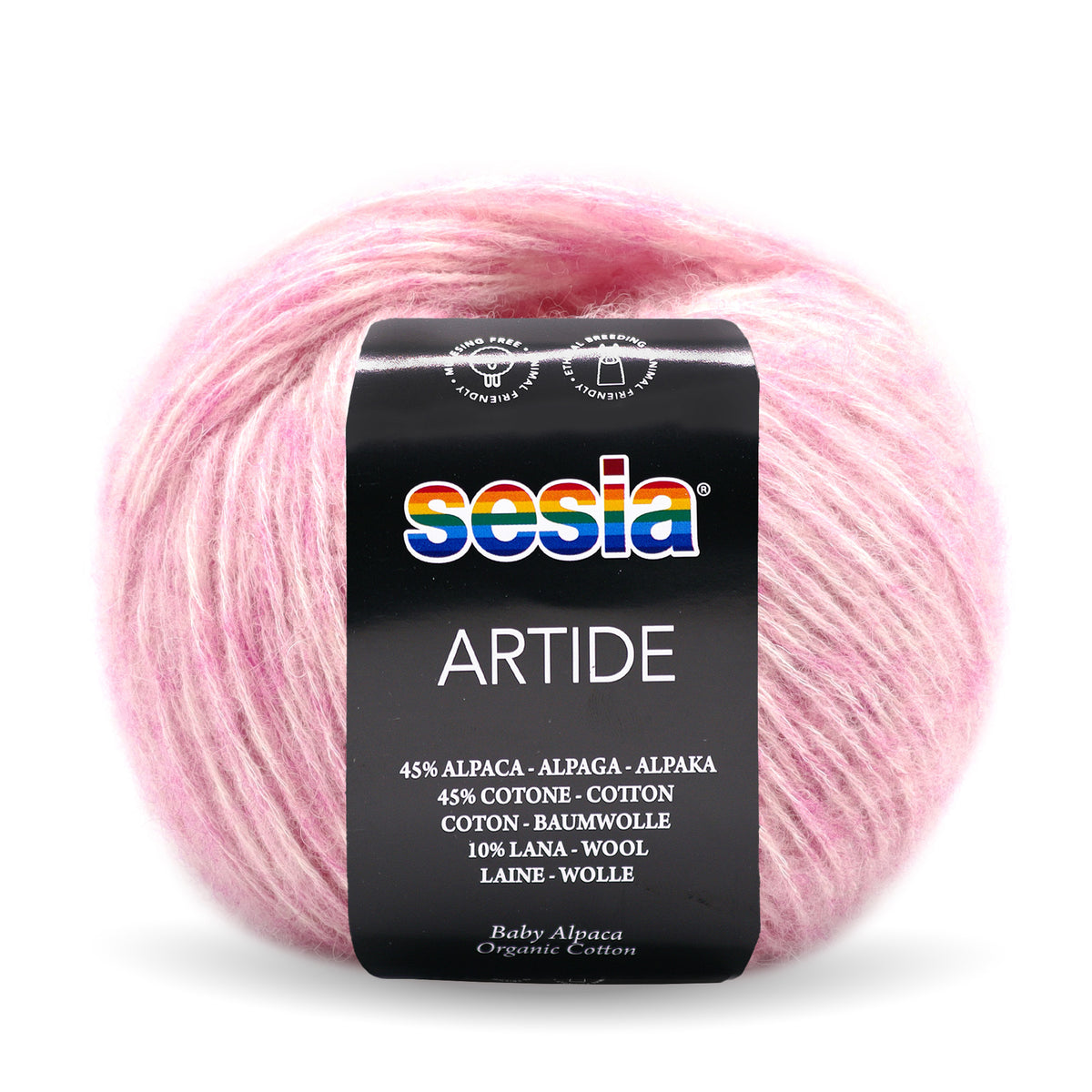 Sesia Artide - 45 % Baumwolle - 45 % Babyalpaka - 10 % Merinowolle