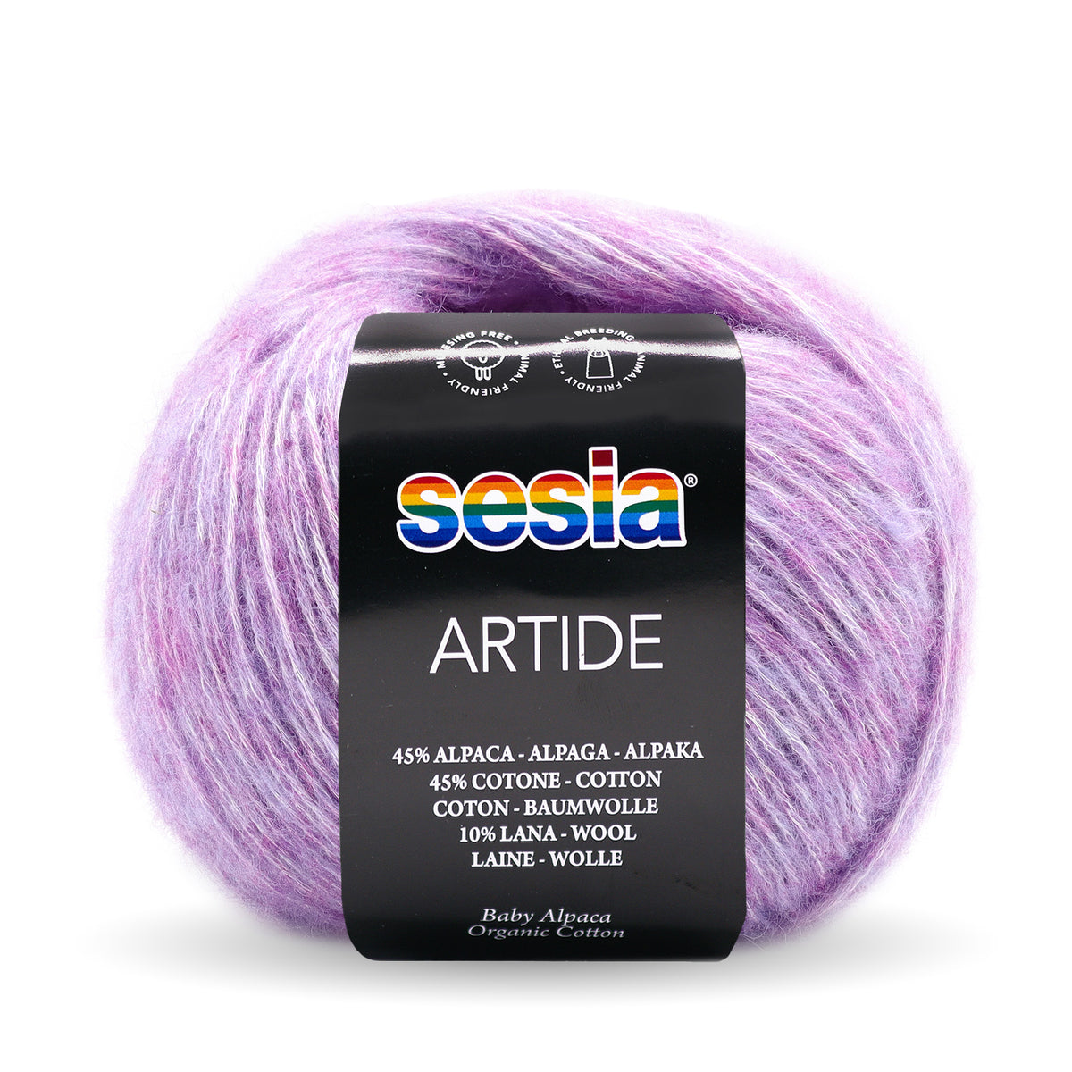 Sesia Artide - 45 % Baumwolle - 45 % Babyalpaka - 10 % Merinowolle
