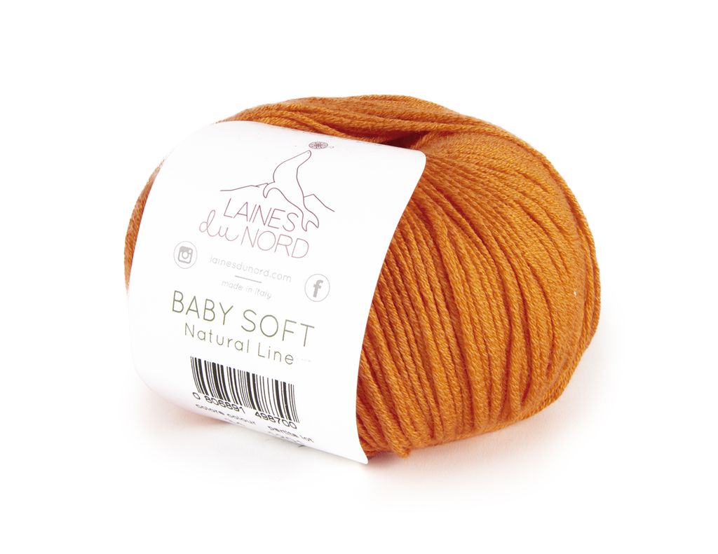 Laines du Nord Baby Soft 50% Baumwolle, 50 % Soja 50 g