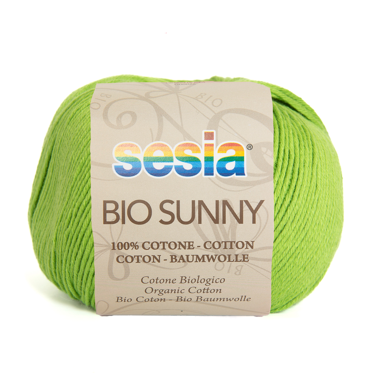 Sesia Bio Sunny 8 fädig 125 m/50 g - 100 % Baumwolle GOTS