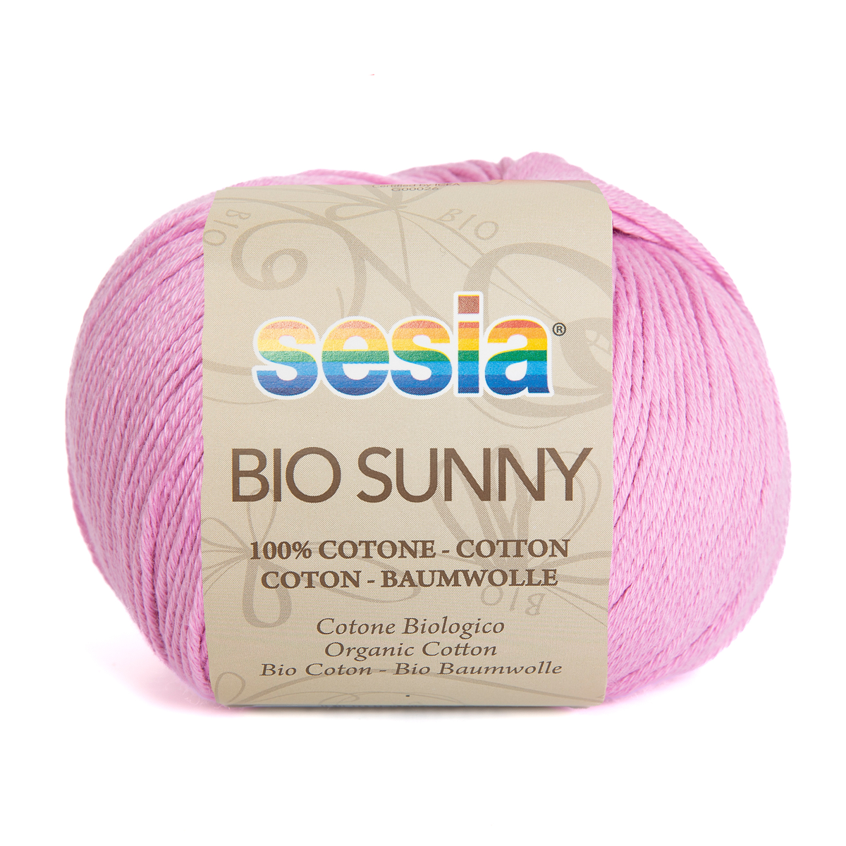 Sesia Bio Sunny 8 fädig 125 m/50 g - 100 % Baumwolle GOTS