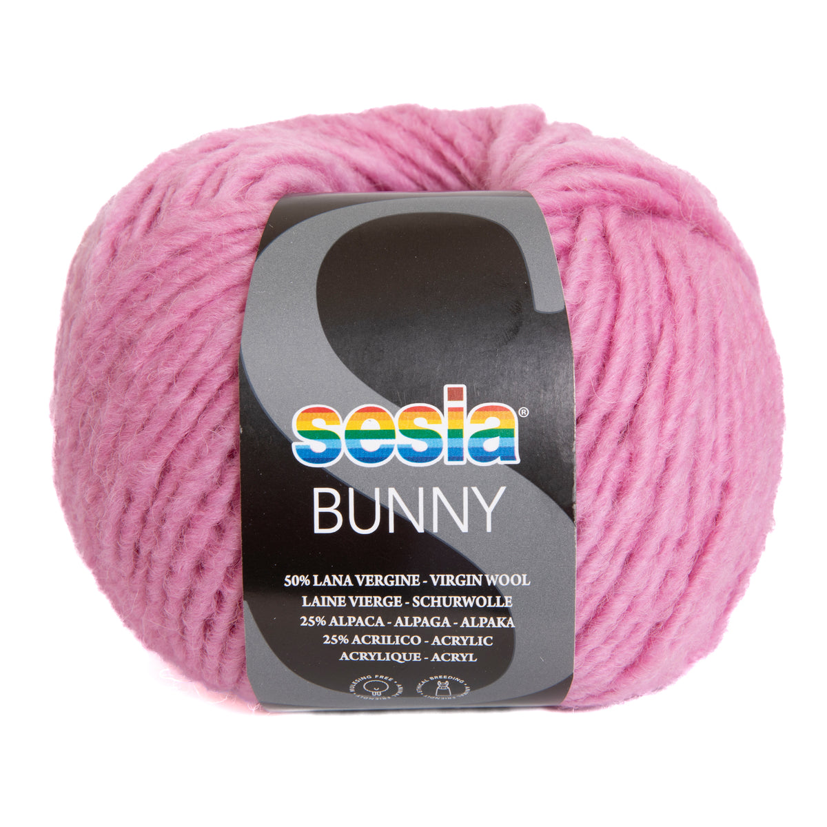 Sesia Bunny 50 g 75 m - 50 % Schurwolle 25% Alpaka 25% Acryl