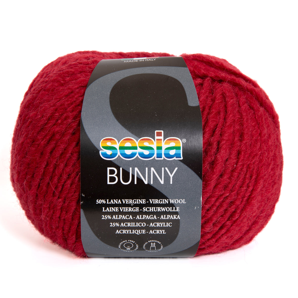 Sesia Bunny 50 g 75 m - 50 % Schurwolle 25% Alpaka 25% Acryl