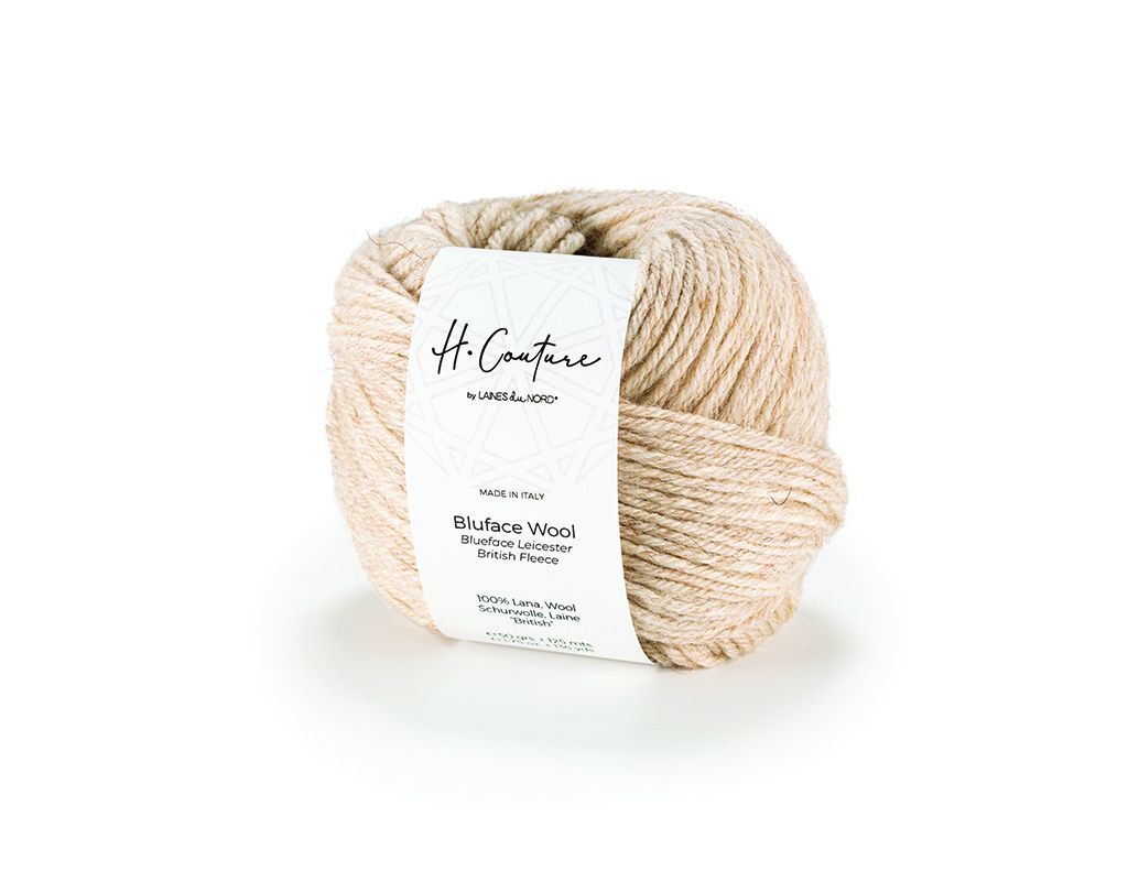 Laines du NORD Blueface Wool – 100 % Bluefaced Leicester 50 g 125 m