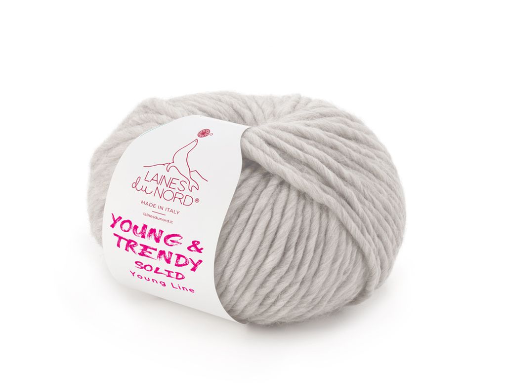 Laines du NORD Young and Trendy Solid – 100 % mulesingfreie Schurwolle 80 m 100 g