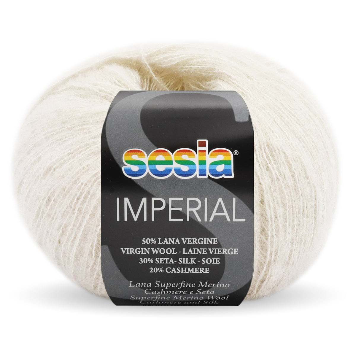 Sesia Imperial - 50 % Merino superfine, 30 % Seide, 20 % Kaschmir