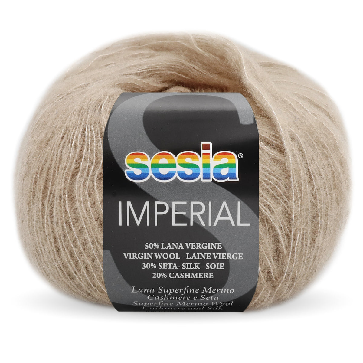Sesia Imperial - 50 % Merino superfine, 30 % Seide, 20 % Kaschmir