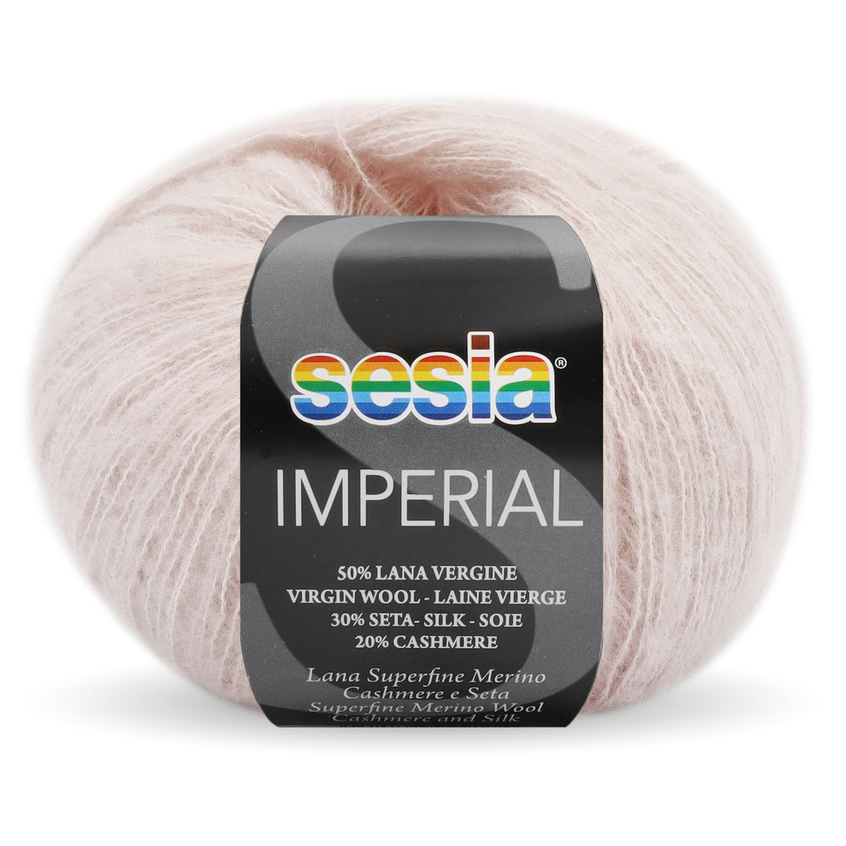 Sesia Imperial - 50 % Merino superfine, 30 % Seide, 20 % Kaschmir