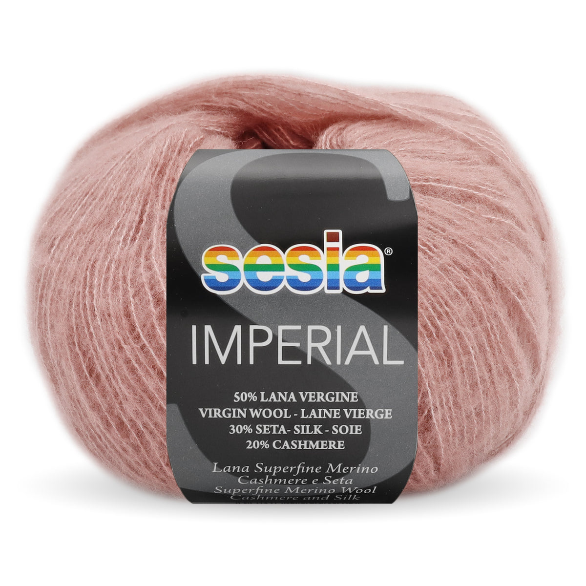 Sesia Imperial - 50 % Merino superfine, 30 % Seide, 20 % Kaschmir