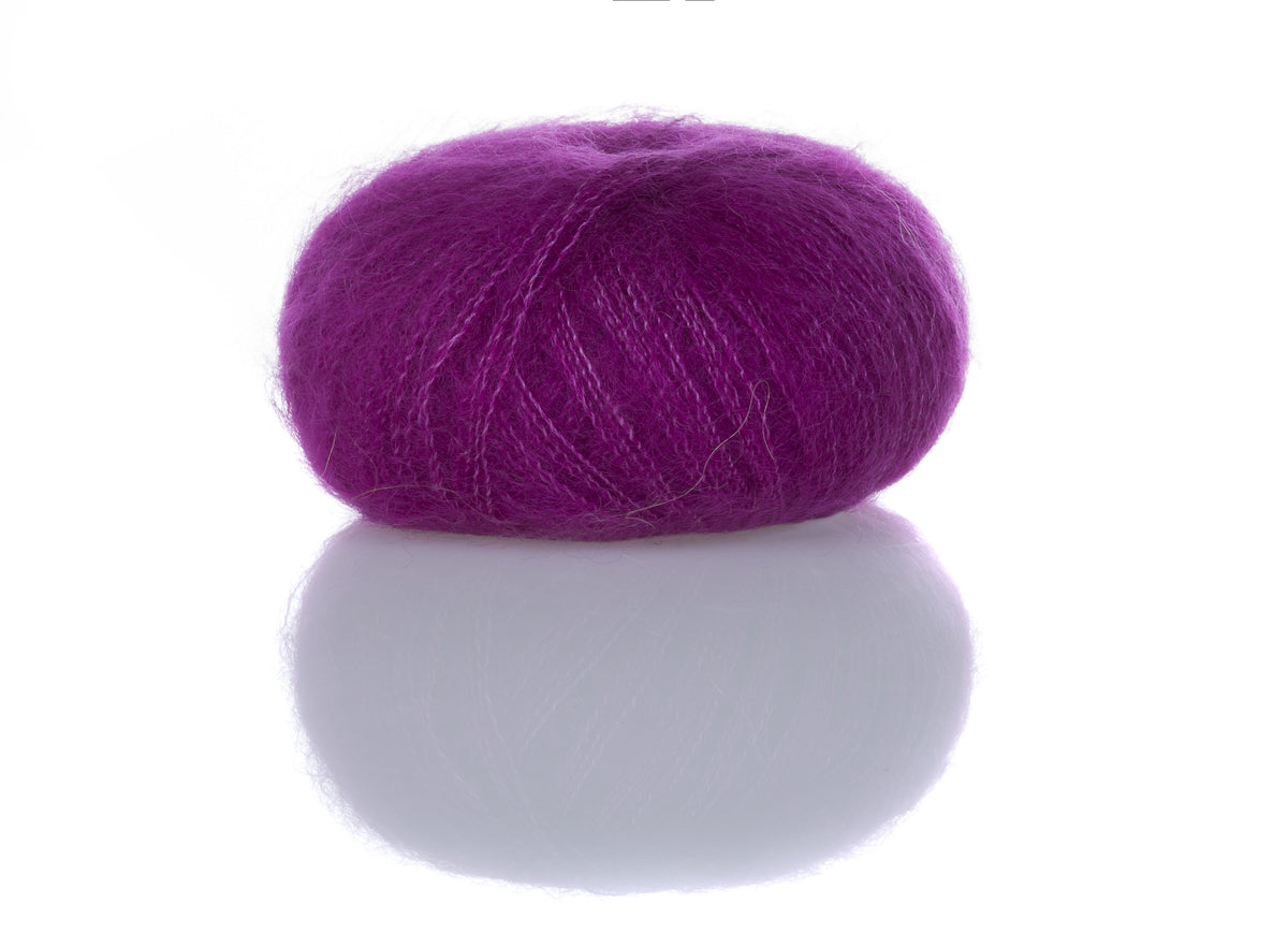 Ferner Wolle Kidmohair Silk 72% Super Kid Mohair 28% Seide 25 g