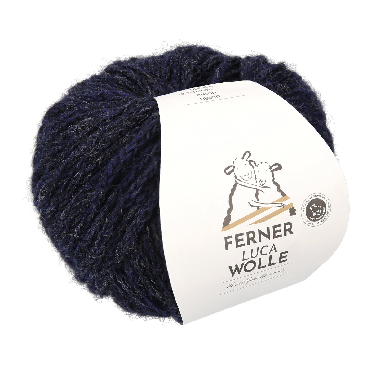 Ferner Wolle Luca Kettgarn 63 % Merino extrafine, 27 % Baby Alpaca, 10 % Nylon Nadelstärke 4+