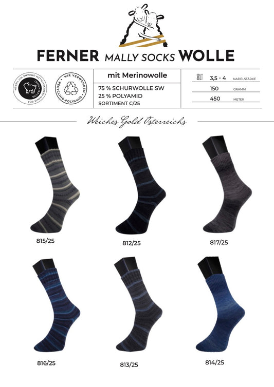 Ferner Wolle Mally Socks C/25