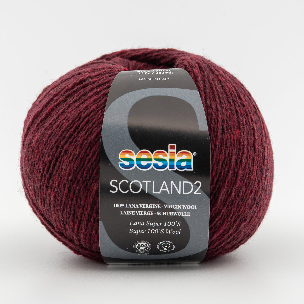 Sesia Scotland 2 50 g 350 m - 100 % Merinowolle