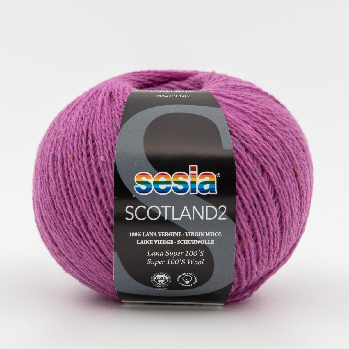 Sesia Scotland 2 50 g 350 m - 100 % Merinowolle