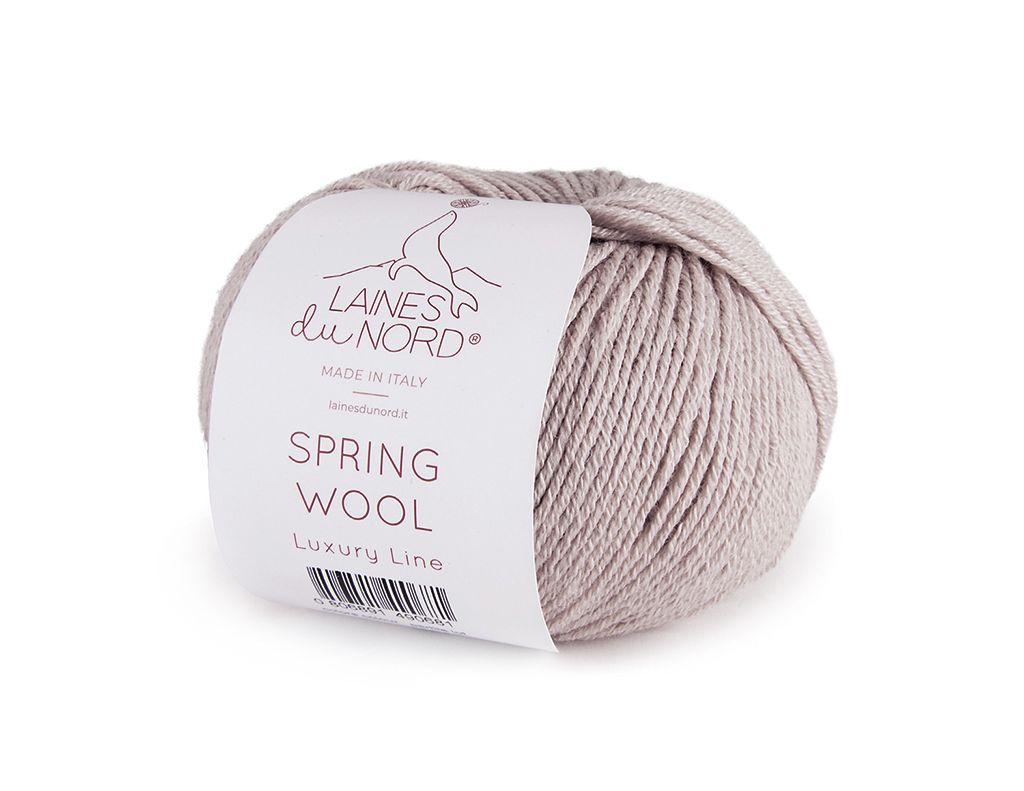 Laines du Nord Spring Wool  50 % Schurwolle (Merino), 50 % Baumwolle (Bio) 50 g 140 m