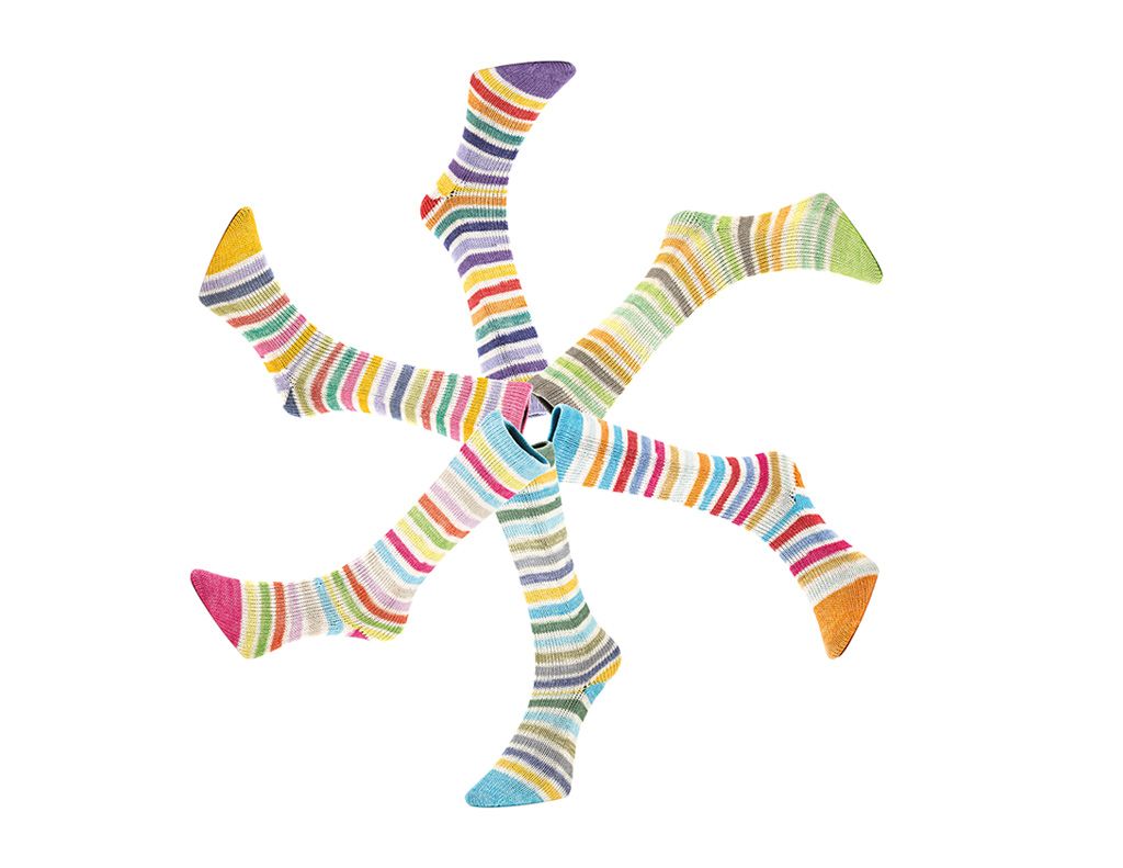 Laines du Nord Summer Socks Infinity Sockenwolle 88% Baumwolle, 12 % Nylon 80 g