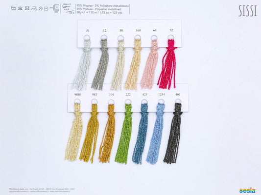 Sesia Sissi 50 g 115 m - 95 % Viskose, 5 % Polyester